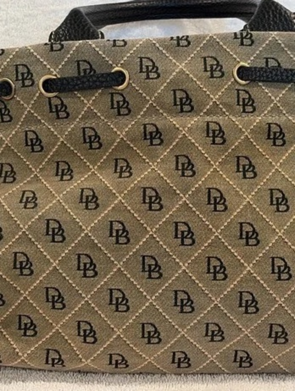 Dooney & Bourke Signature Tote Brown & Black